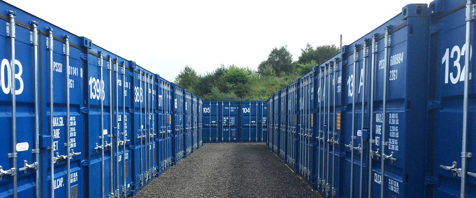 Robinsons Self Storage Secure Storage Containers, Falkirk, Stirling